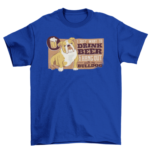 Beer & Bulldog T-Shirt