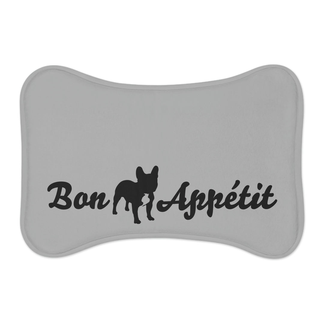 Bon Appétit French Bulldog Silhouette Pet Feeding Mat