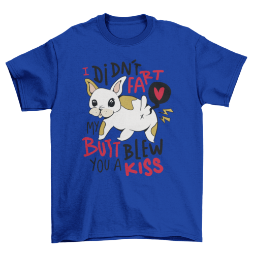 Funny Fart French Bulldog T-shirt