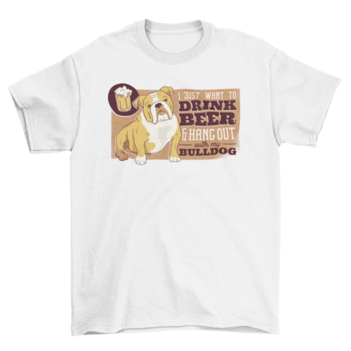 Beer & Bulldog T-Shirt